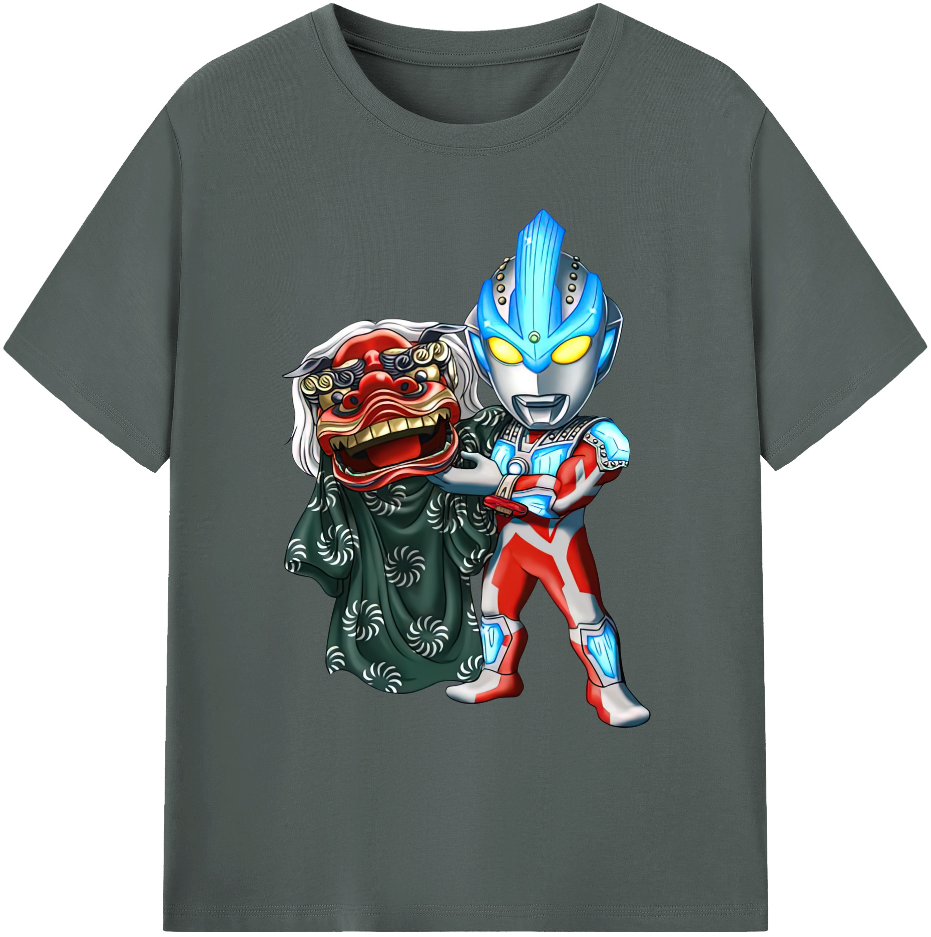 （画像用） ウルトラマン Ultraman 綿100％ メンズ半袖Tシャツ｜肌触りやわらか＆通気性